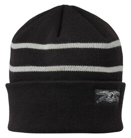 Anti Hero Anti Hero Beanie Stock Eagle Label Stripe Cuff (Black/Grey)