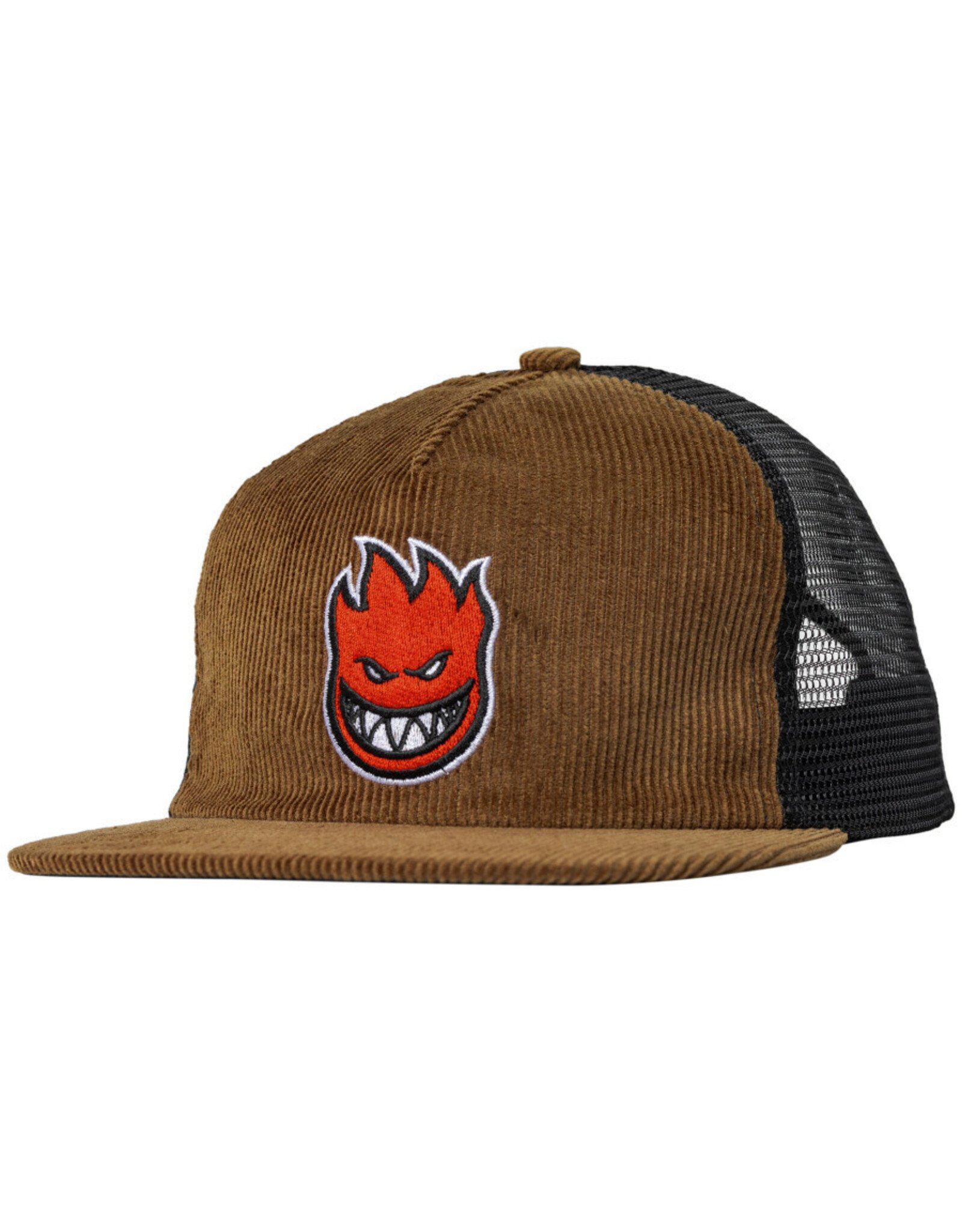 Spitfire Spitfire Hat Lil Bighead Fill Corduroy Trucker Snapback (Brown/Black)
