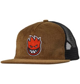 Spitfire Spitfire Hat Lil Bighead Fill Corduroy Trucker Snapback (Brown/Black)
