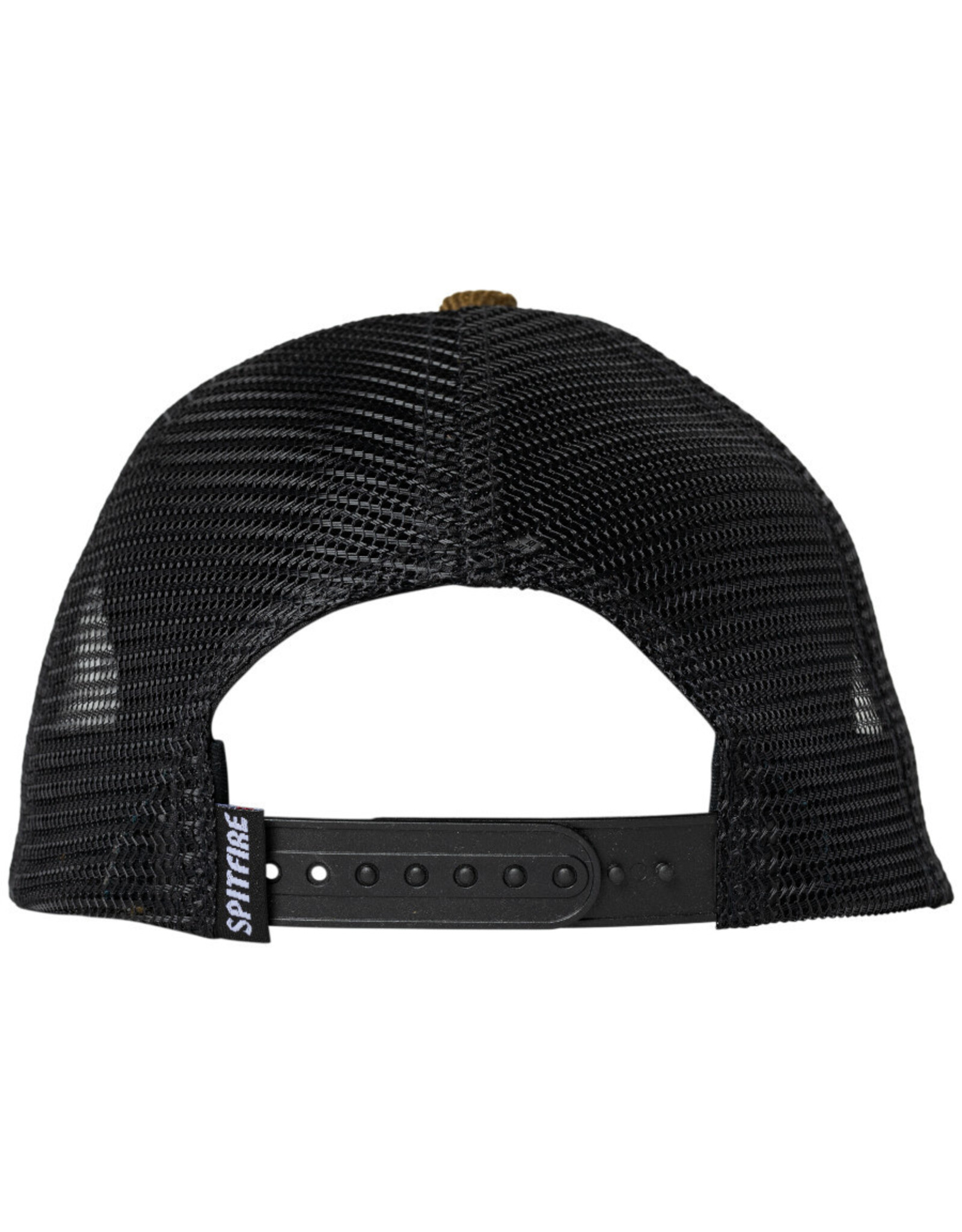 Spitfire Spitfire Hat Lil Bighead Fill Corduroy Trucker Snapback (Brown/Black)