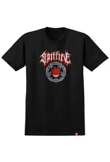 Spitfire Spitfire Tee Pentagram Drip S/S (Black/Red)