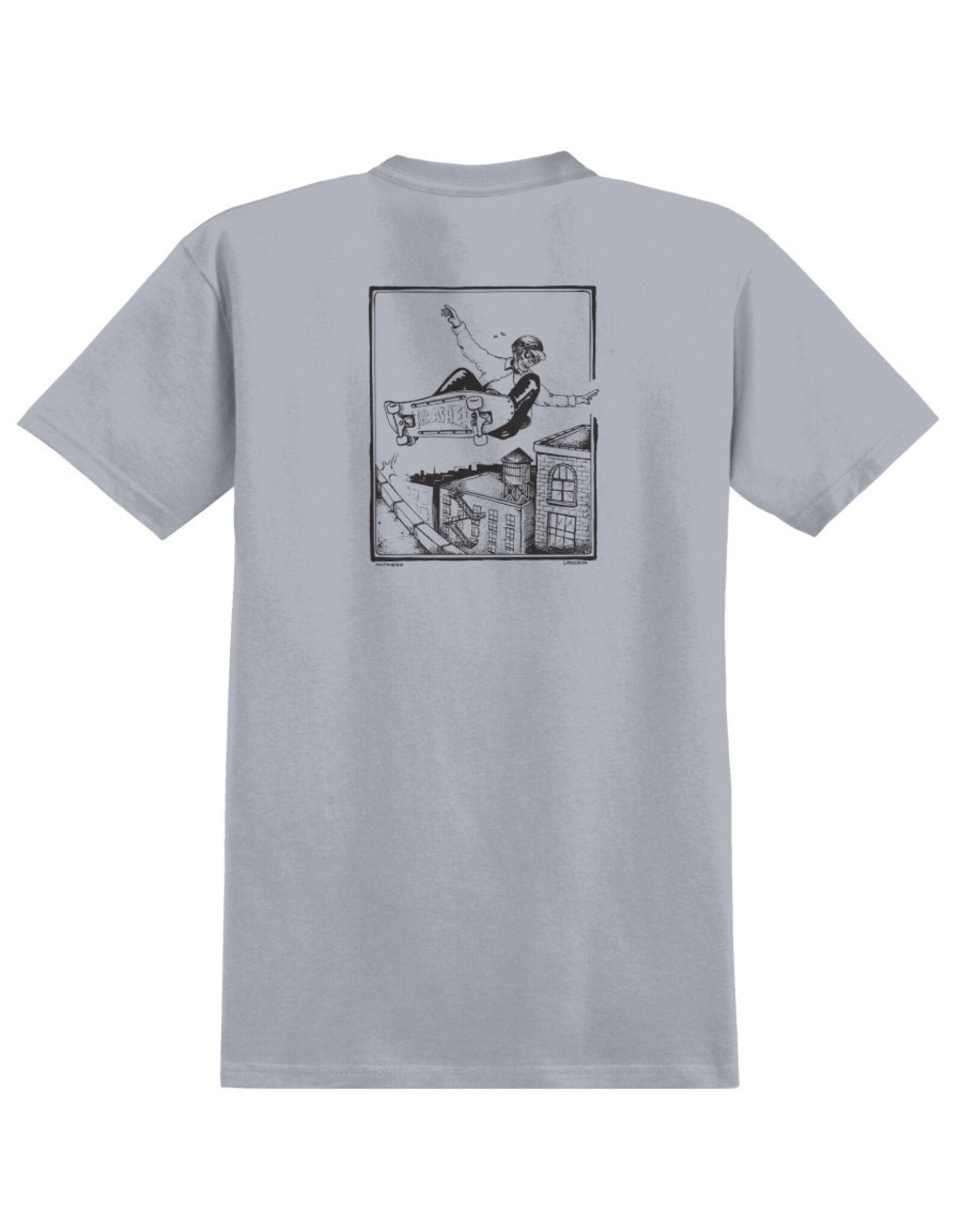 Anti Hero Anti Hero Tee Phelps Lance Double Ringspun S/S (Asphalt)