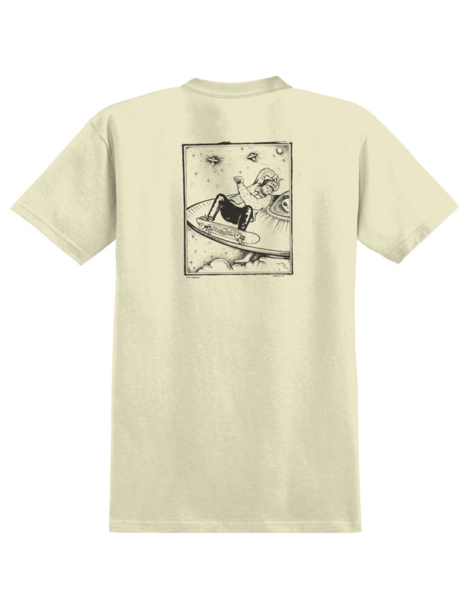 Anti Hero Anti Hero Tee Hewitt Lance Ringspun S/S (Cream/Black)