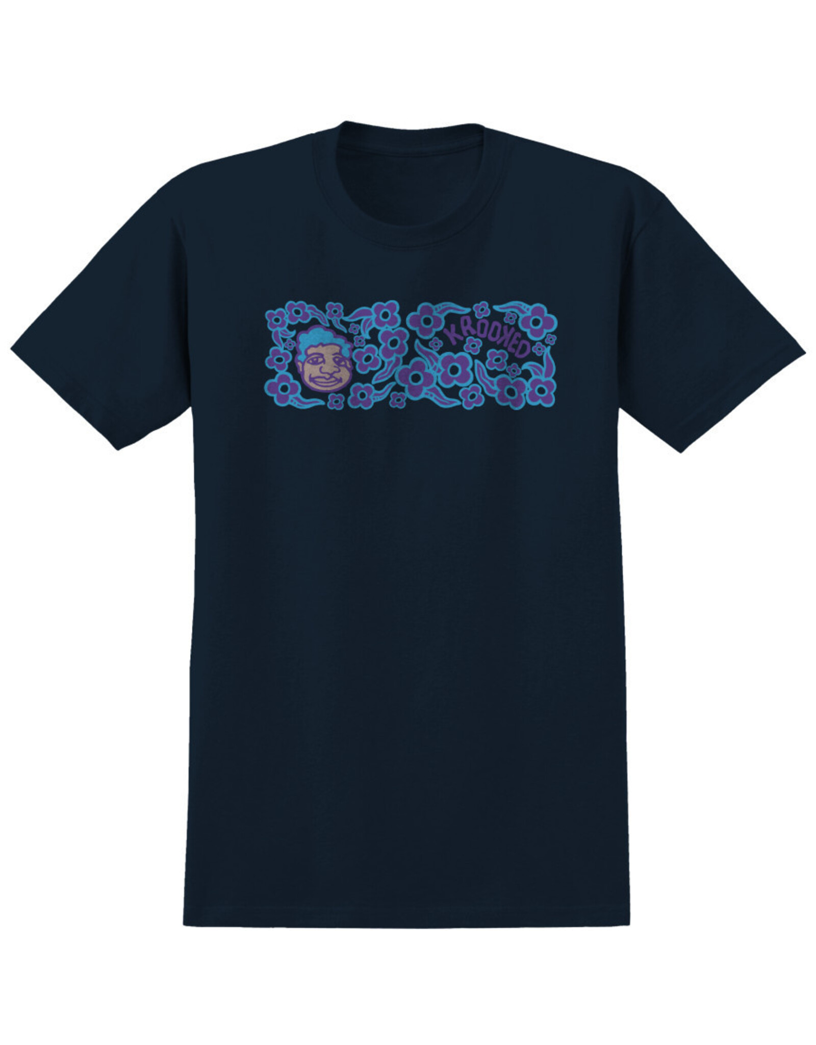 Krooked Krooked Tee Sweatpants Redux S/S (True Navy)