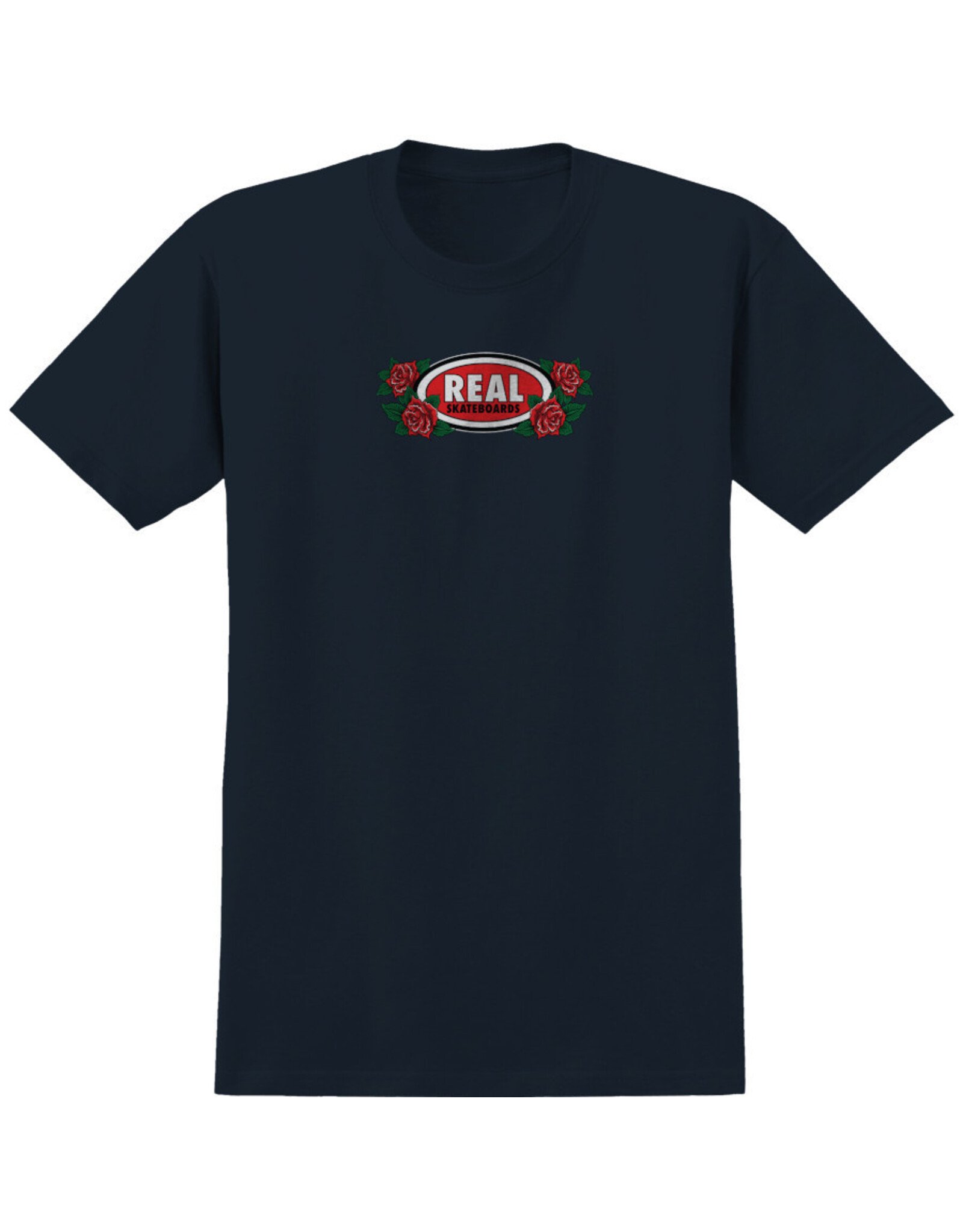 Real Real Tee Rose Oval S/S (True Navy)
