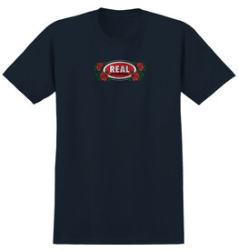 Real Real Tee Rose Oval S/S (True Navy)