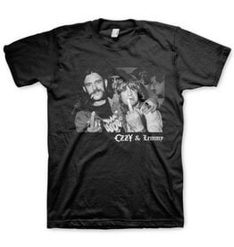 Star 500 Concert Series On Hollywood Tee Ozzy And Lemmy Finger Logo S/S (Black)
