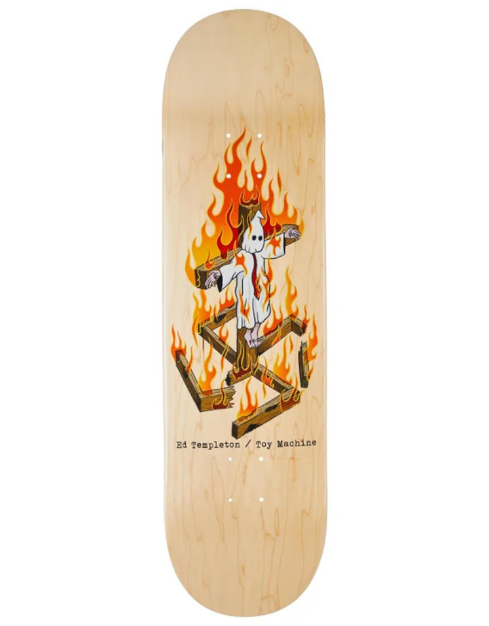 Toy Machine Toy Machine Deck Ed Templeton Charred Cross (8.5)