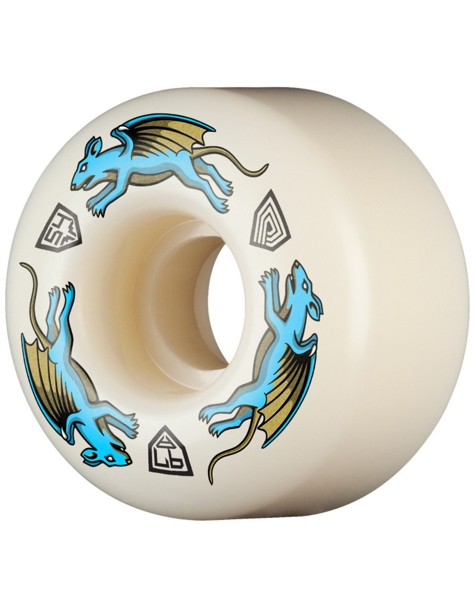 Powell Peralta Powell Peralta Wheels AV4 Dragon Formula Blue Nano Rat (54X34mm/97a)