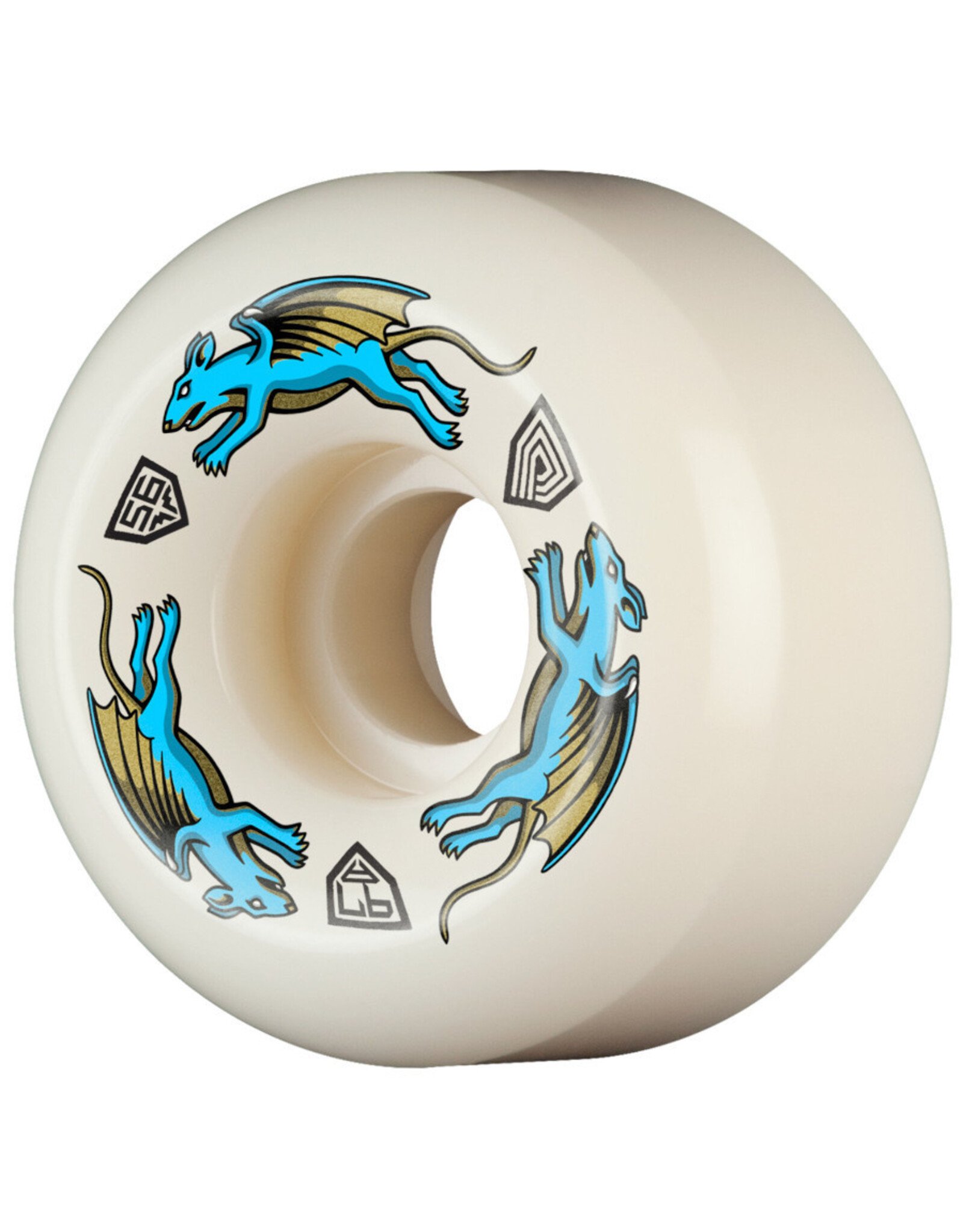 Powell Peralta Powell Peralta Wheels AV6 Dragon Formula Blue Nano Rat (56X36mm/97a)