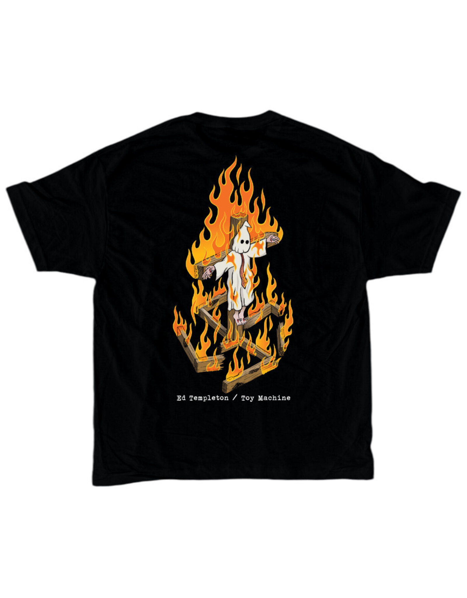 Toy Machine Tee Charred Cross S/S (Black)