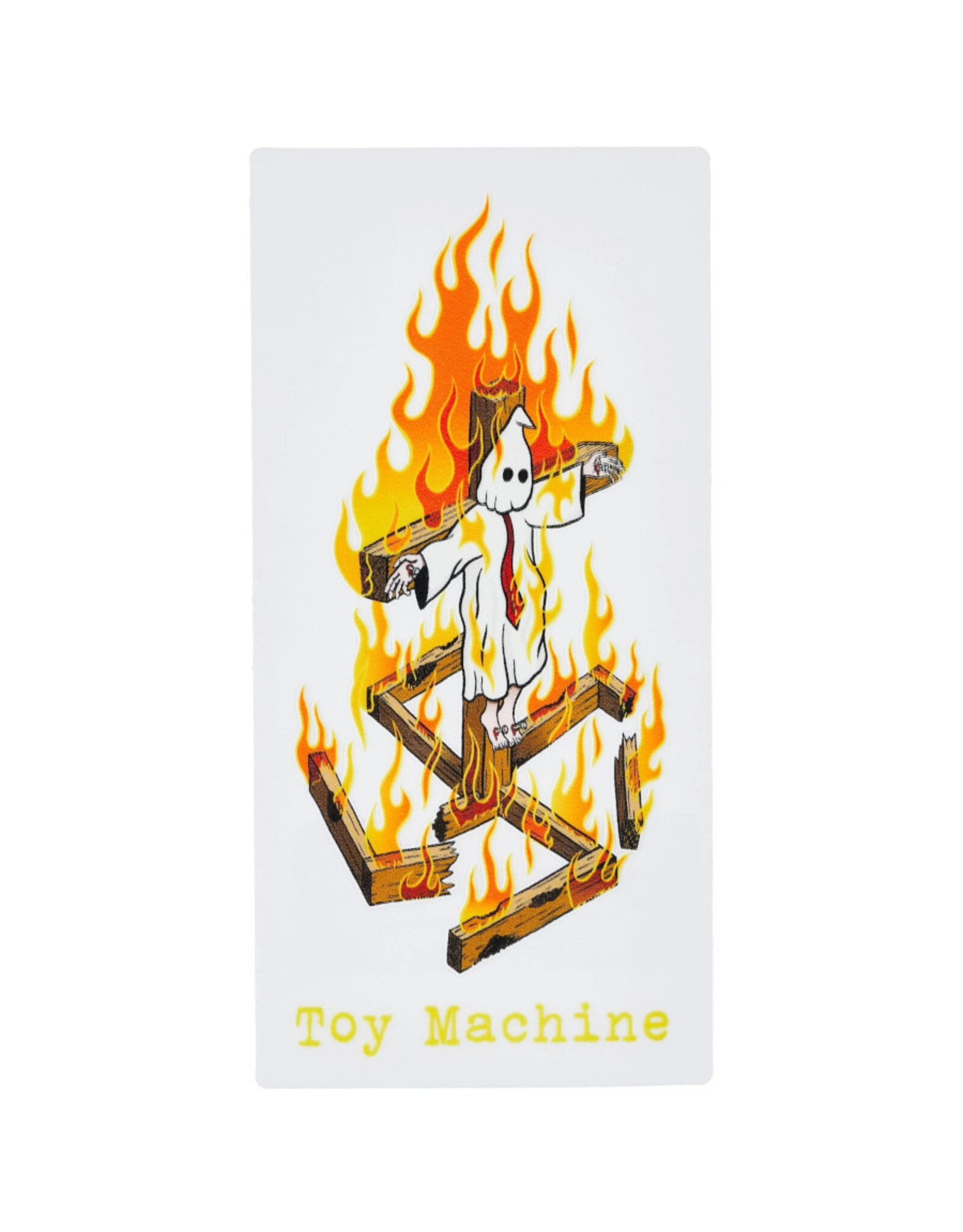 Toy Machine Toy Machine Sticker Charred Cross