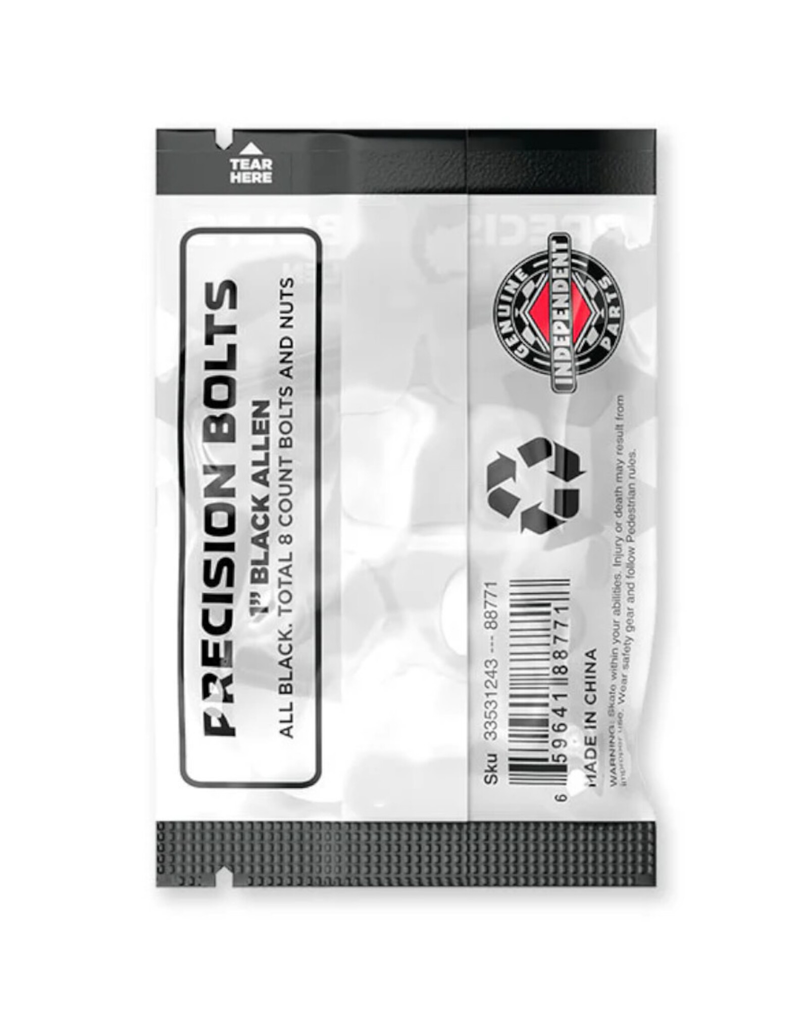 Independent Independent Hardware Black (Allen/1 inch)