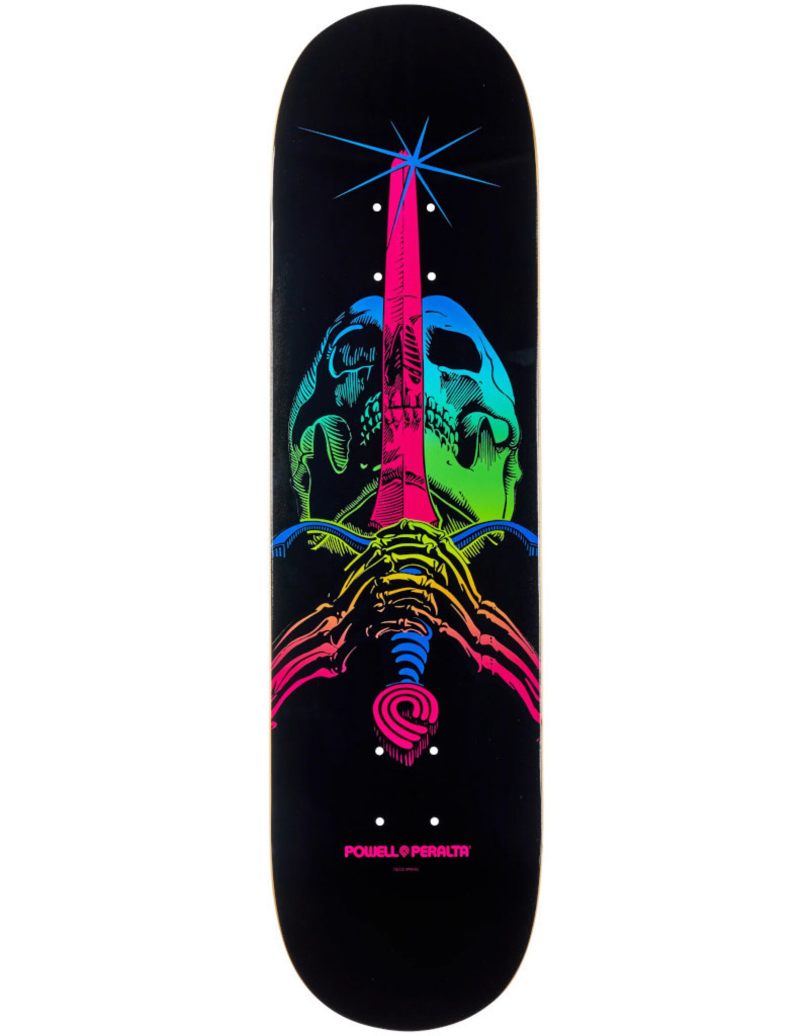Powell Peralta Peralta Deck Ray Rodriguez Skull And Sword Green Fade (8.25)
