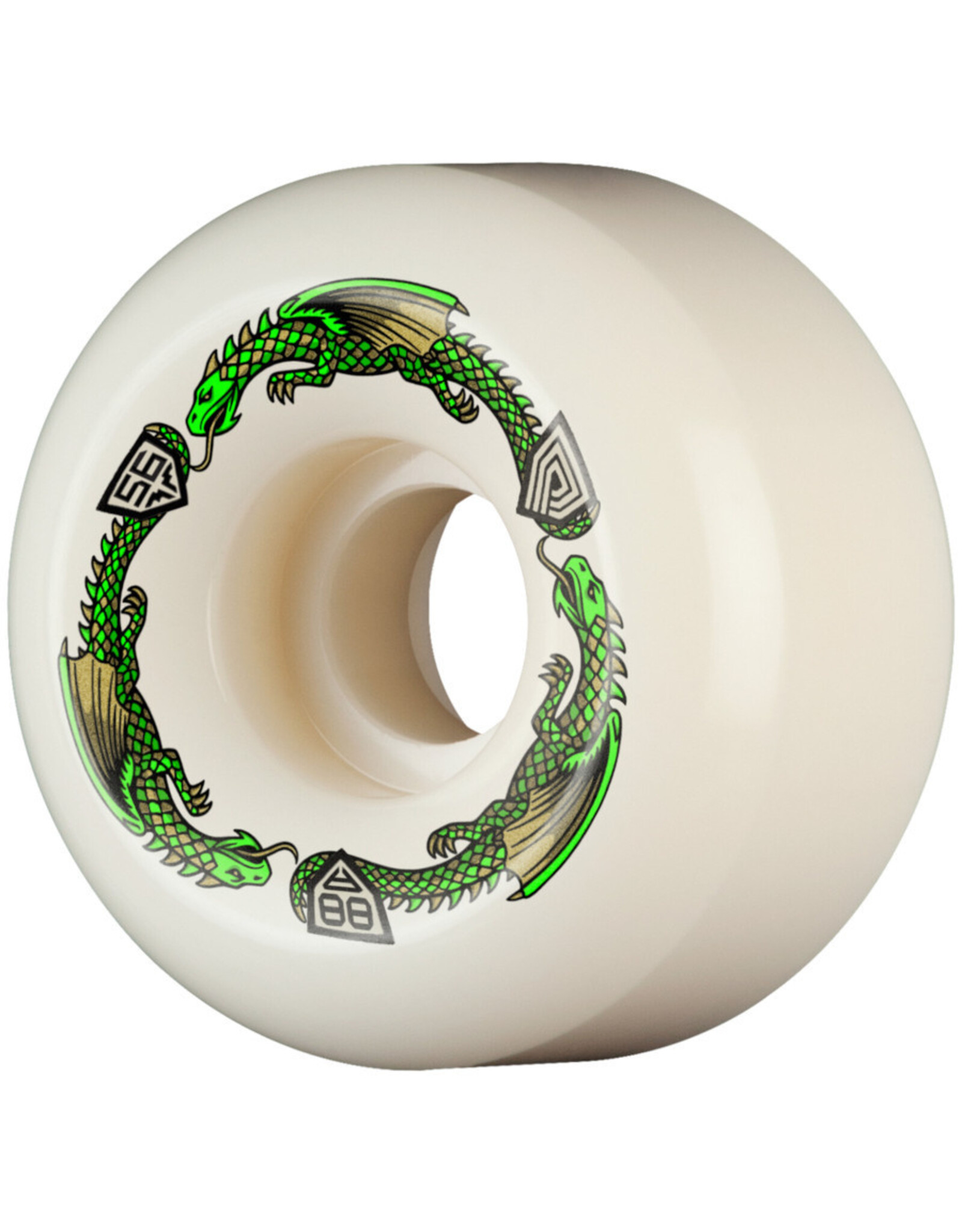 Powell Peralta Powell Peralta Wheels V6 Dragon Formula Green (56X36mm/88a)