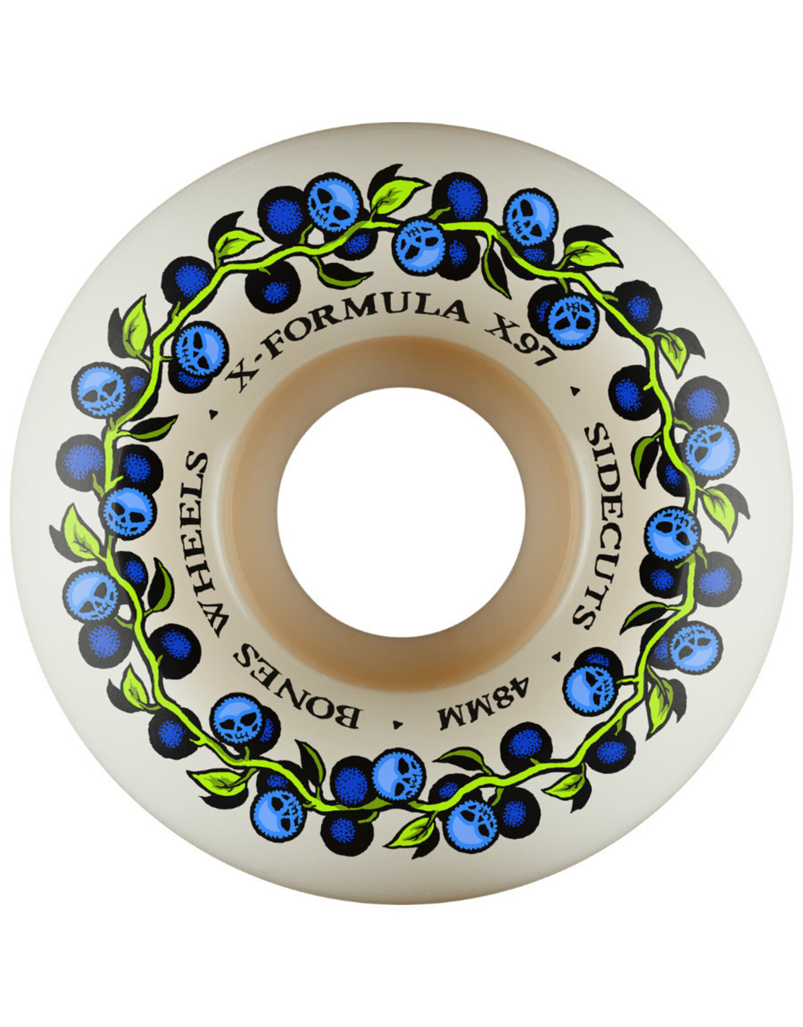 Bones Bones Wheels X97 V5 Skull Berries Sidecut (48mm/97a)