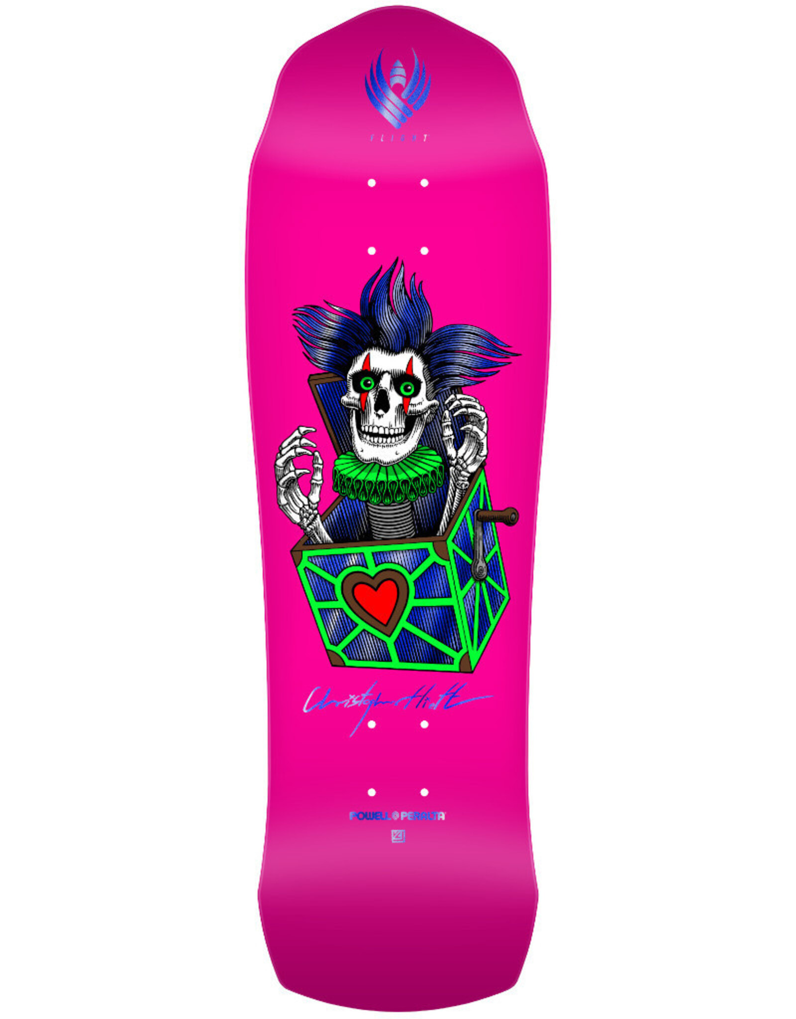 Powell Peralta Powell Peralta Deck Pro Flight Chris Hiett Skull (9.5)