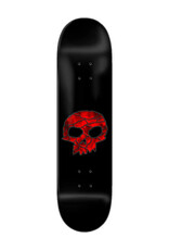 Zero Skateboards Zero Deck Team Single Skull Stained Glass Red (8.5)