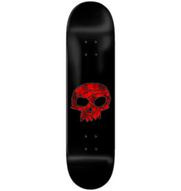 Zero Skateboards Zero Deck Team Single Skull Stained Glass Red (8.5)