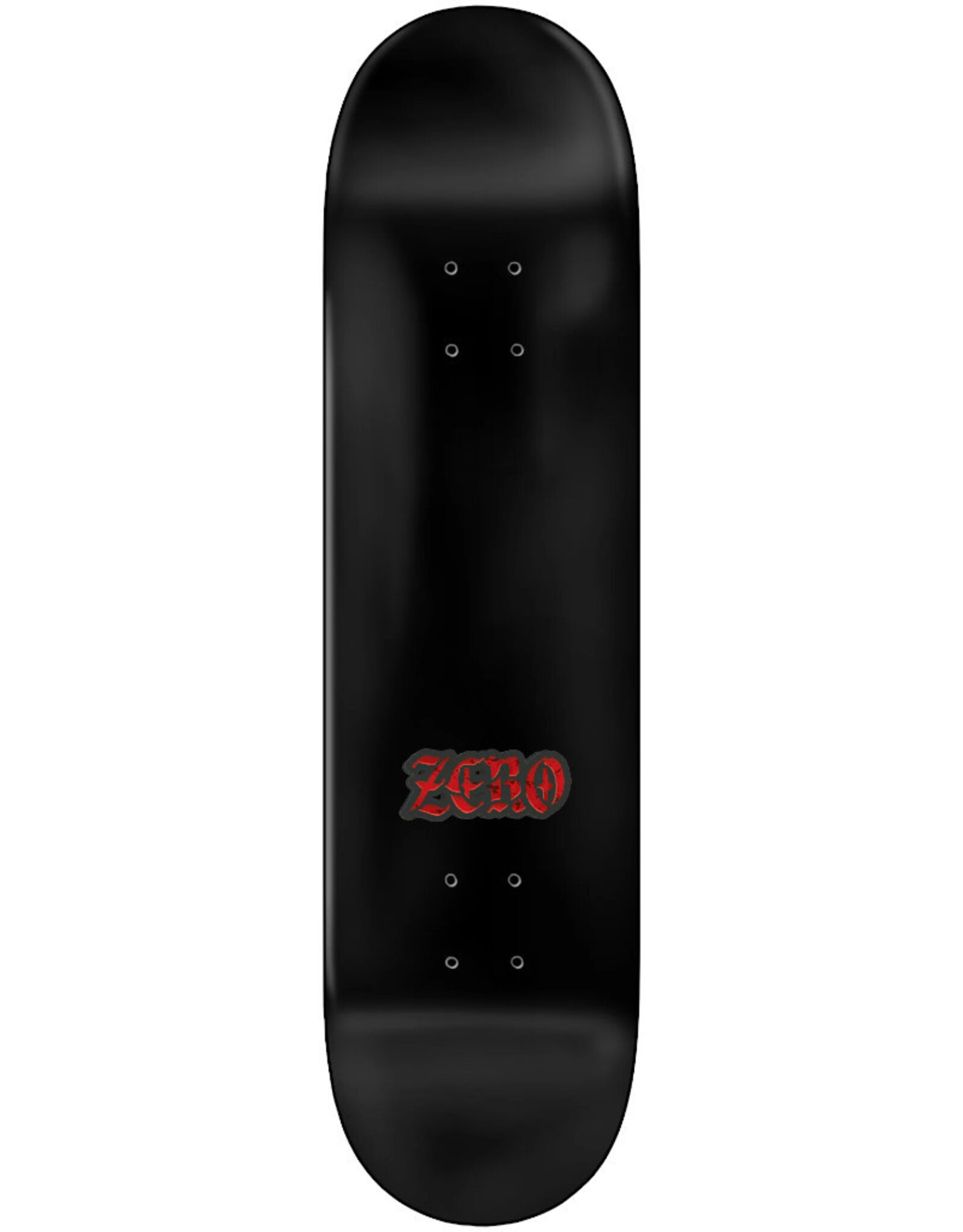 Zero Skateboards Zero Deck Team Single Skull Stained Glass Red (8.5)