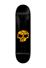 Zero Skateboards Zero Deck Team Single Skull Stained Glass Yellow (8.25)