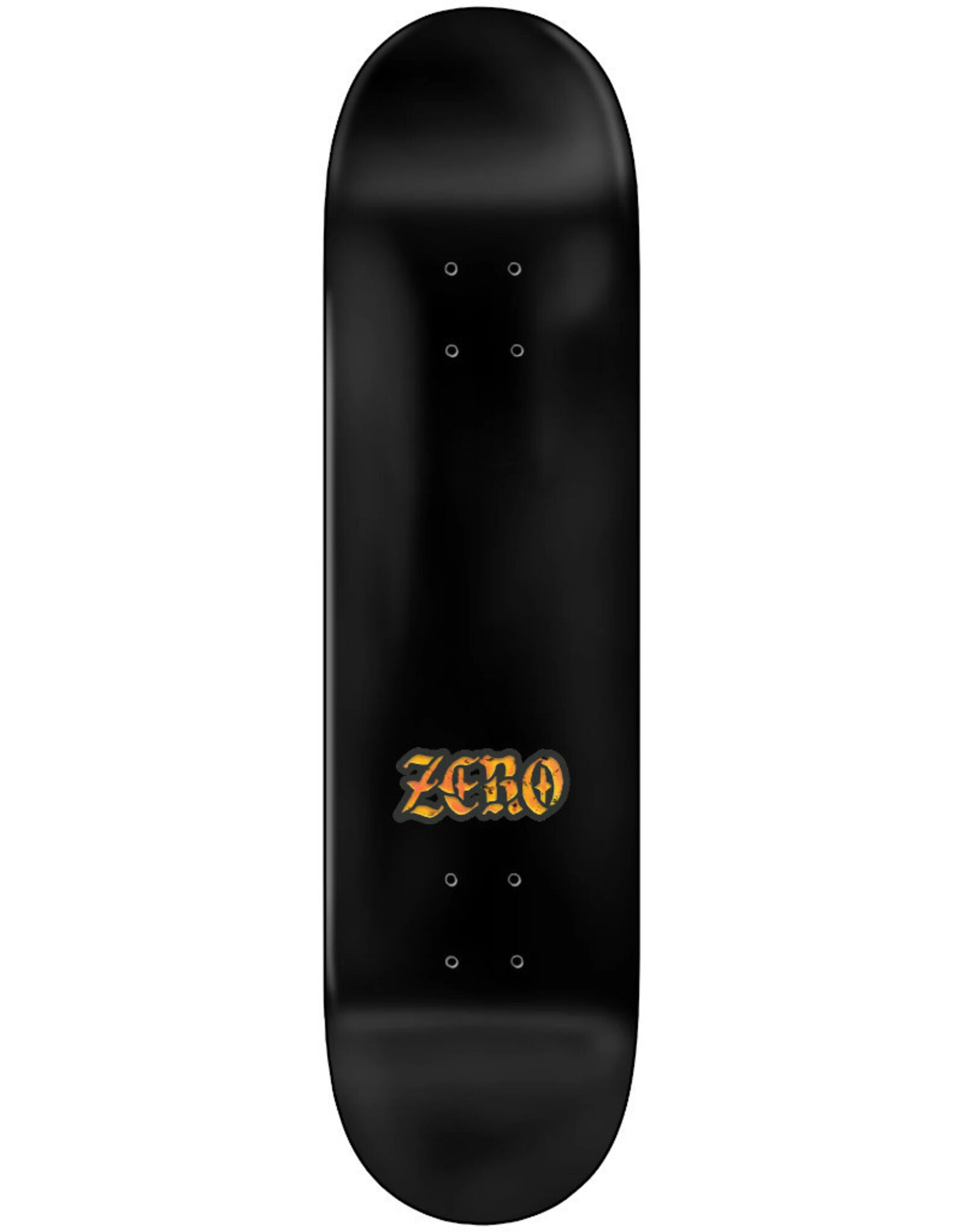 Zero Skateboards Zero Deck Team Single Skull Stained Glass Yellow (8.25)