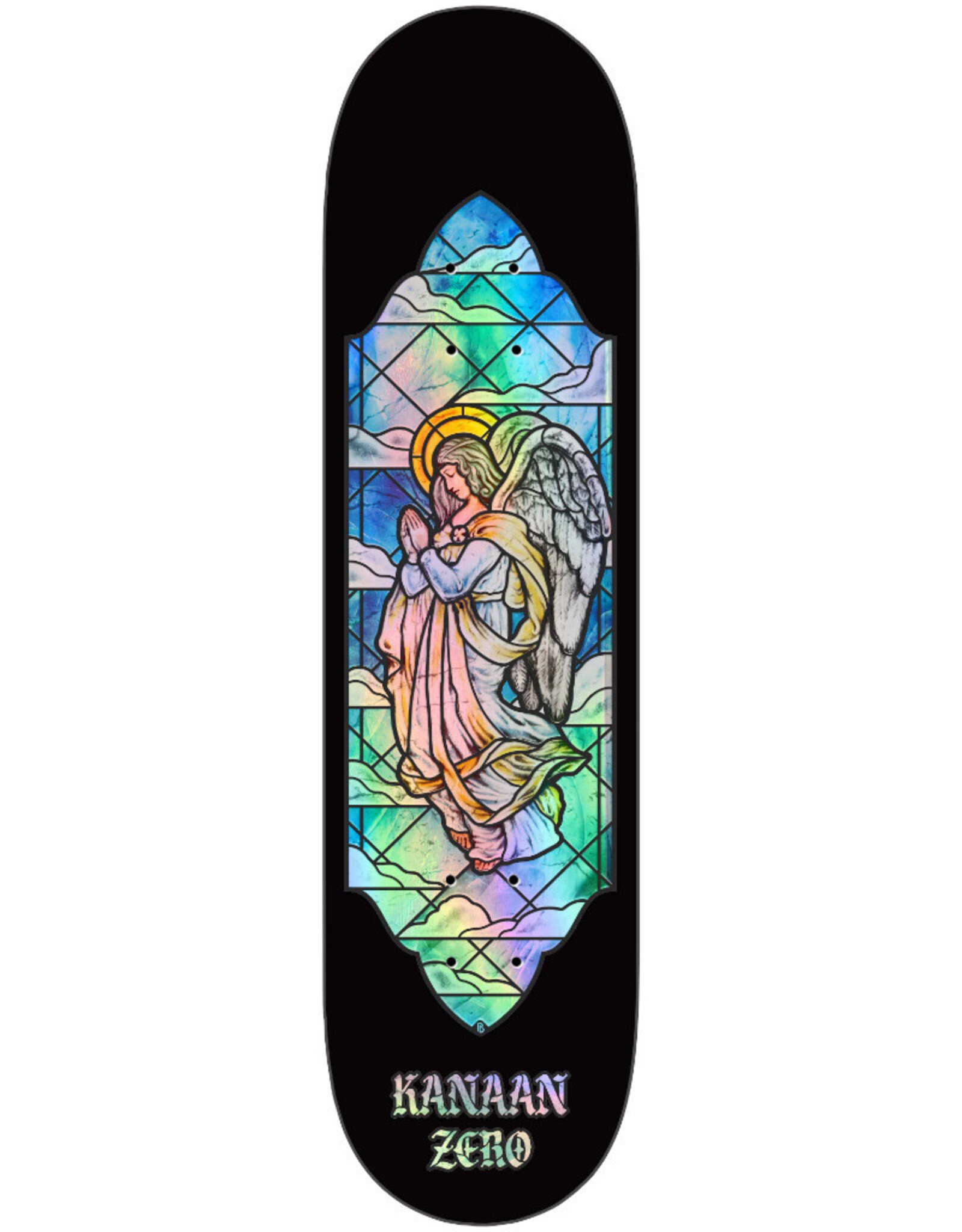 Zero Skateboards Zero Deck Kanaan Dern Stained Glass Angel (8.25)