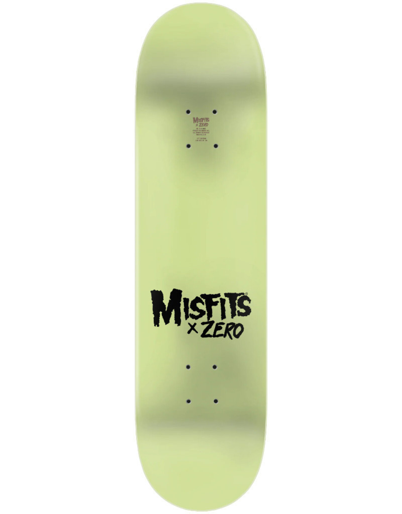 Zero Skateboards Zero Deck Team X Misfits Zero Business Glow (8.25)