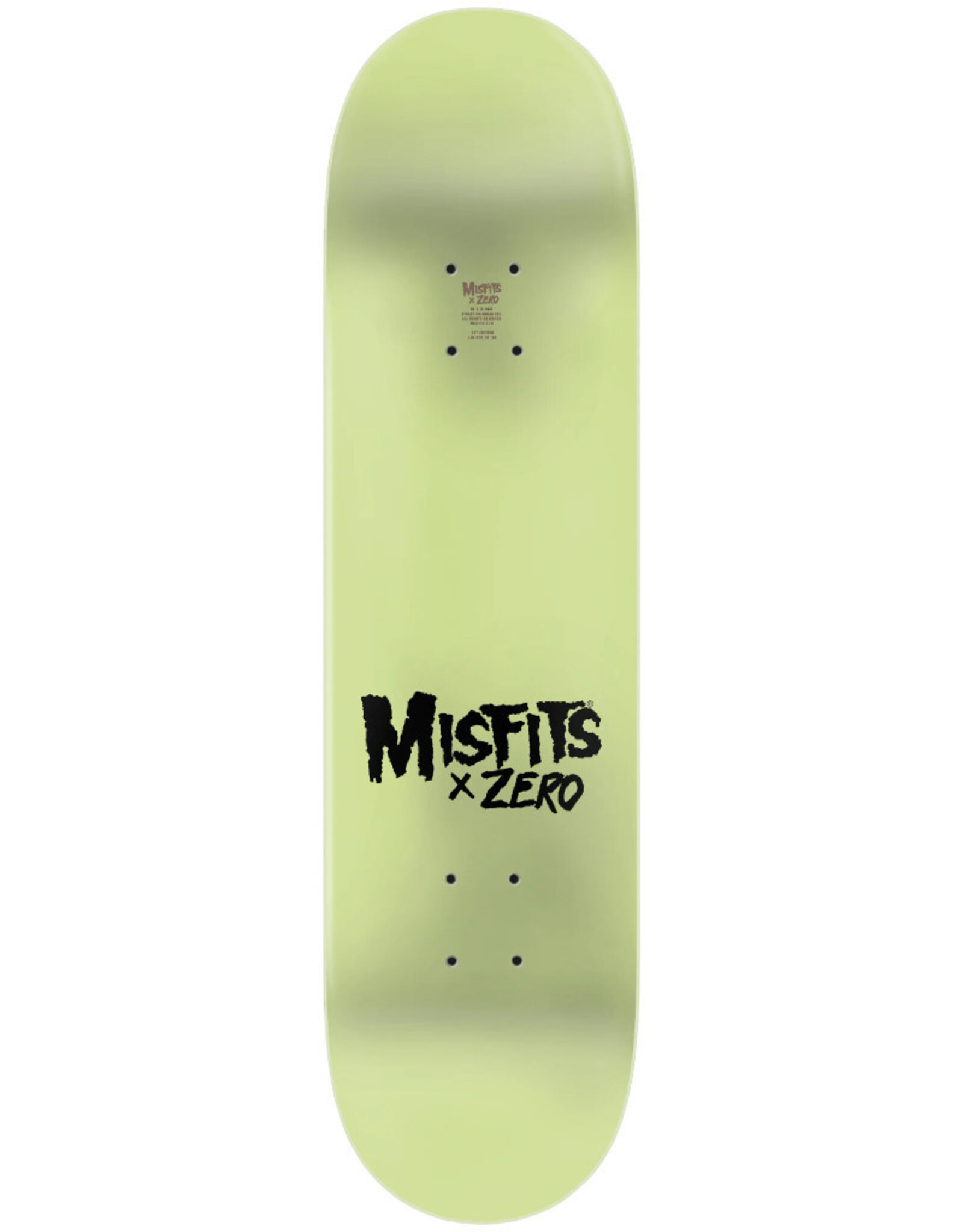 Zero Skateboards Zero Deck Team X Misfits Zero A.D. Glow (8.25)