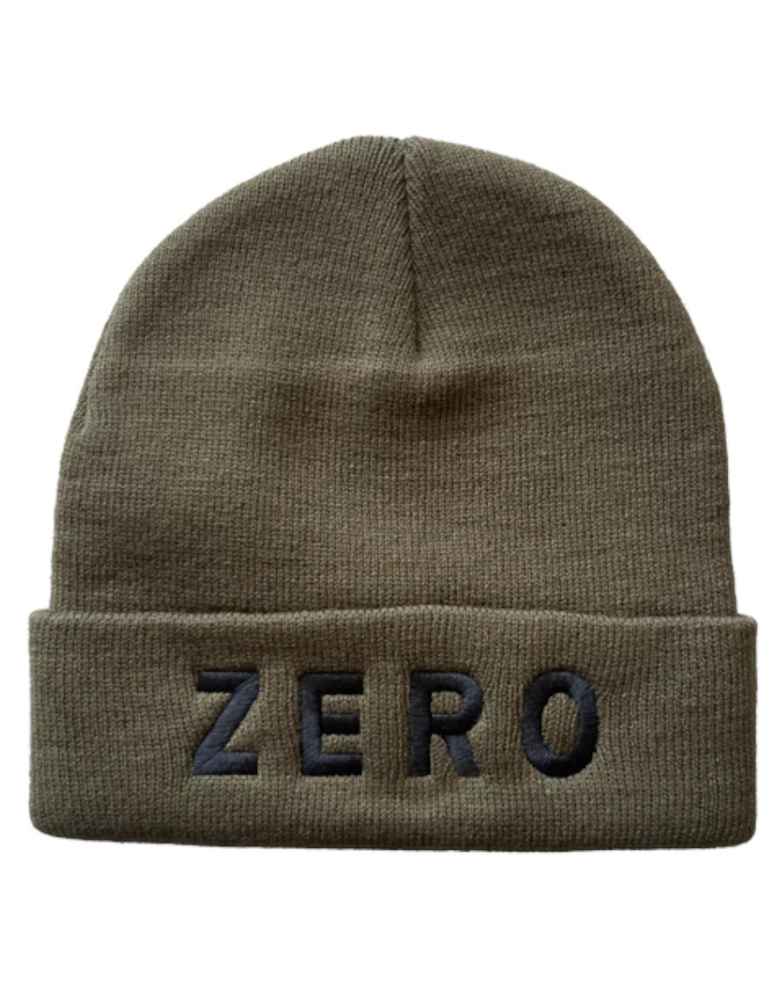 Zero Skateboards Zero Beanie Army Knit Cuff (Olive)