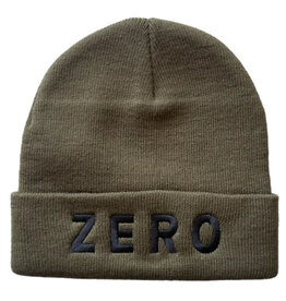 Zero Skateboards Zero Beanie Army Knit Cuff (Olive)