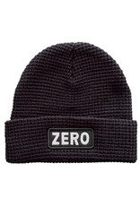 Zero Skateboards Zero Beanie Army Patch Waffle Cuff (Black)