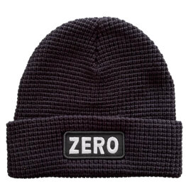 Zero Skateboards Zero Beanie Army Patch Waffle Cuff (Black)