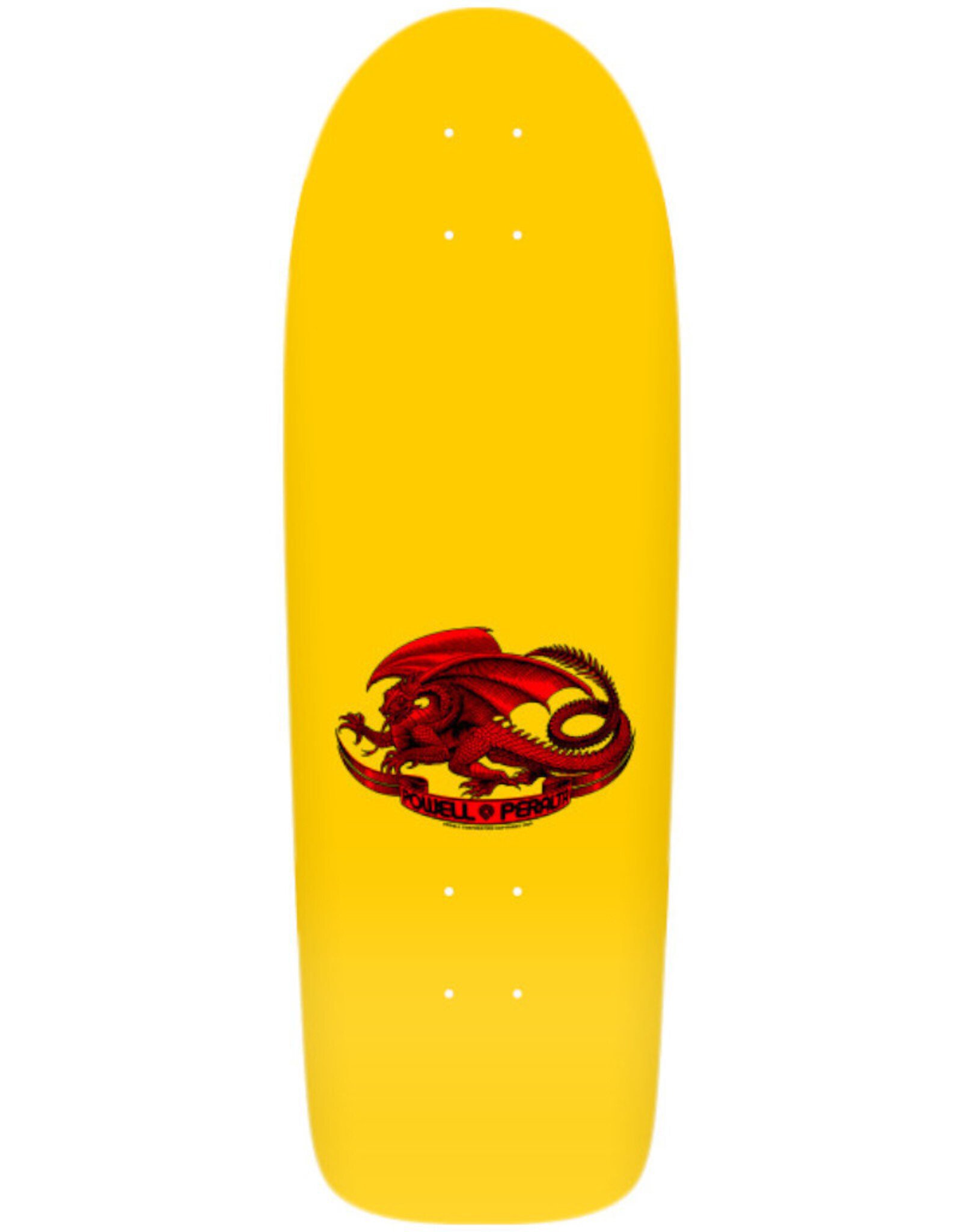 Powell Peralta Powell Peralta Deck Skull And Nunchucks Bruce Lee Yellow (10.0)