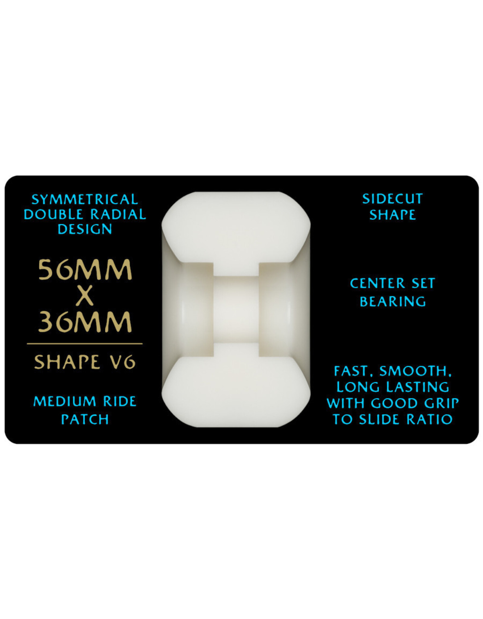 Powell Peralta Powell Peralta Wheels V6 Dragon Formula Blue (56X36mm/97a)