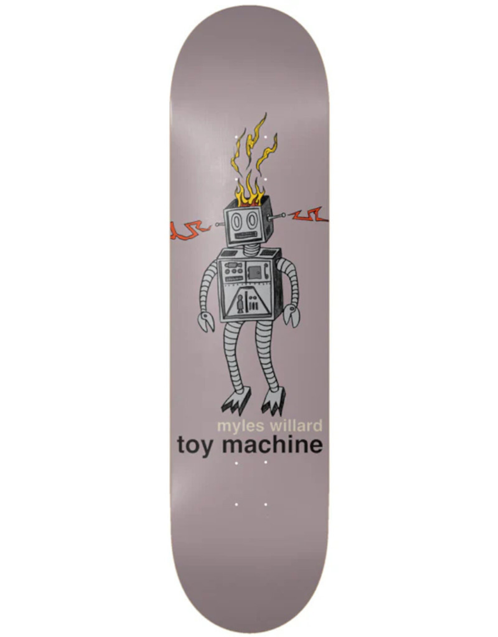 Toy Machine Toy Machine Deck Myles Willard Robot Fire (8.25)