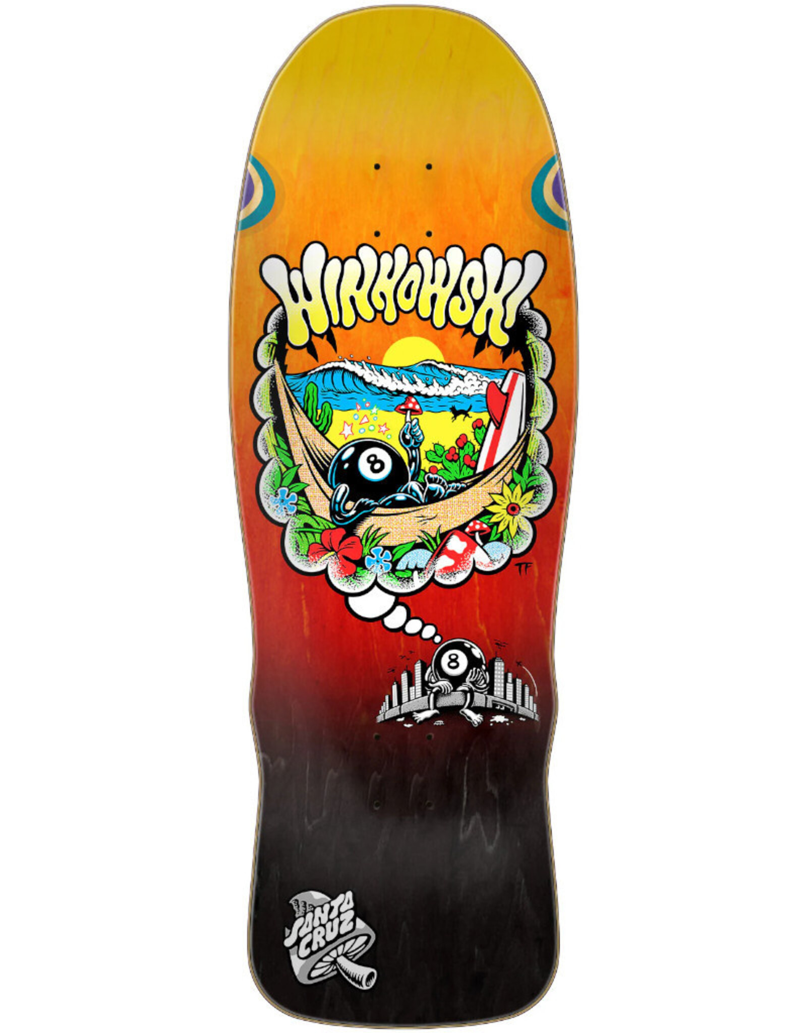 Santa Cruz Santa Cruz Deck Erick Winkowski 8Ballr Day Dream Pro Shaped (10.35)