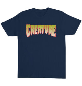Creature Creature Tee Logo Heavyweight S/S (Navy/Pale Green)