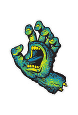 Santa Cruz Santa Cruz Sticker Street Creep Hand Green/Blue/Yellow (6")