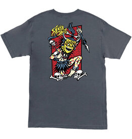 Santa Cruz Santa Cruz Tee Salba Voodoo Frame Heavyweight S/S (Charcoal)