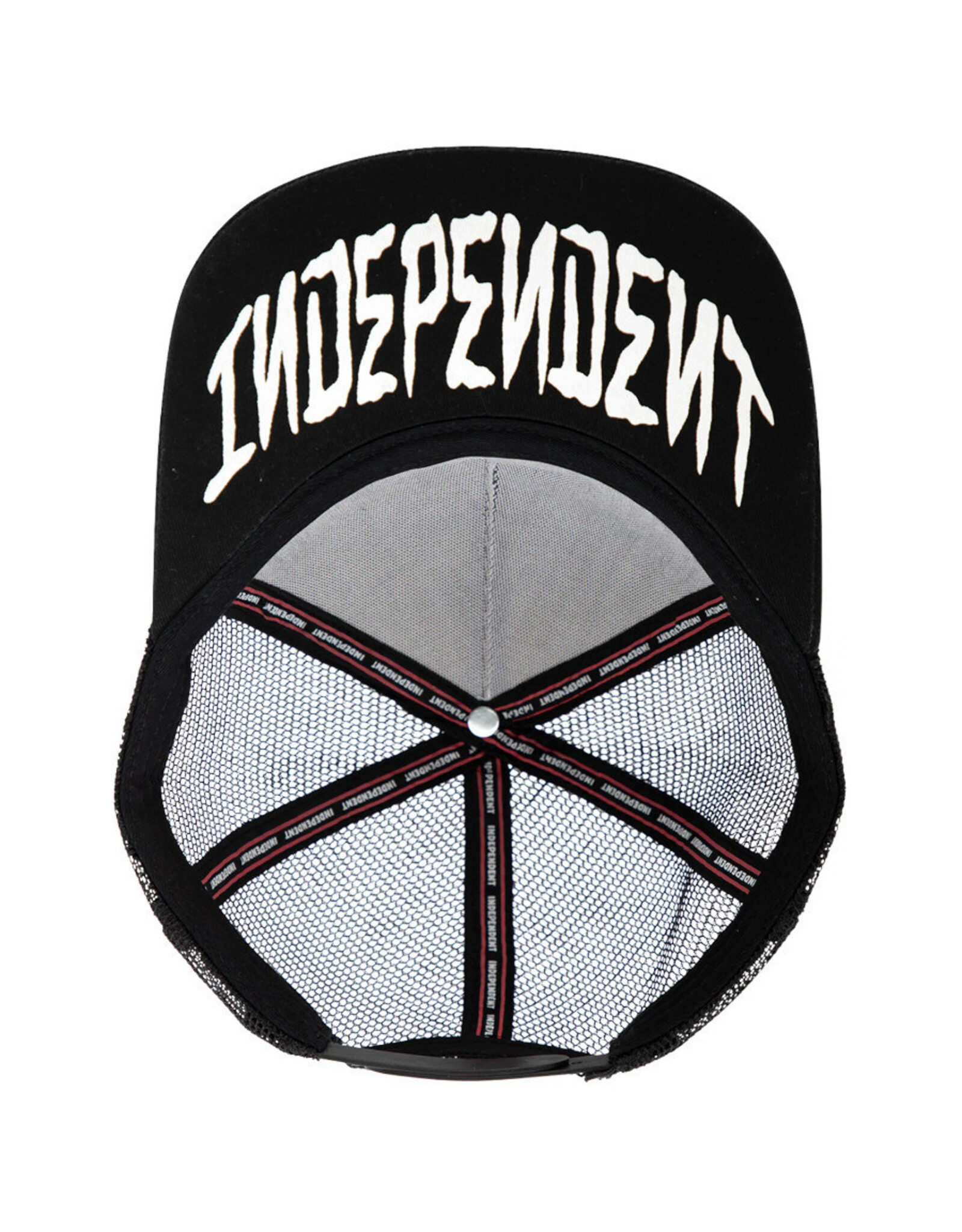 Independent Independent Hat Dressen Skull Rose Structured Snapback (White/Black)