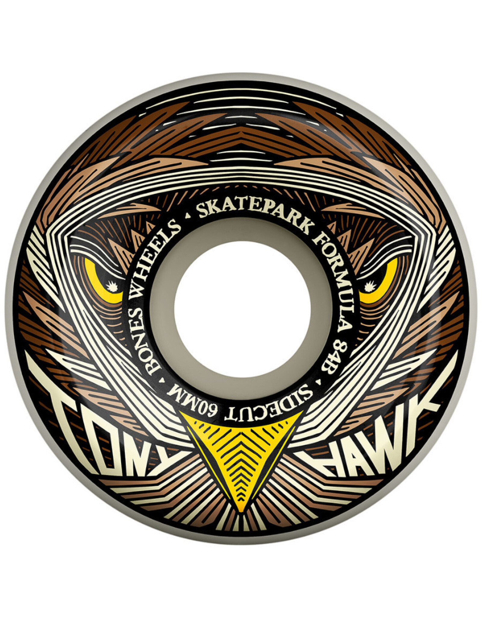 Bones Bones Wheels SPF Tony Hawk Night Hawk Sidecut White (60mm/84b)