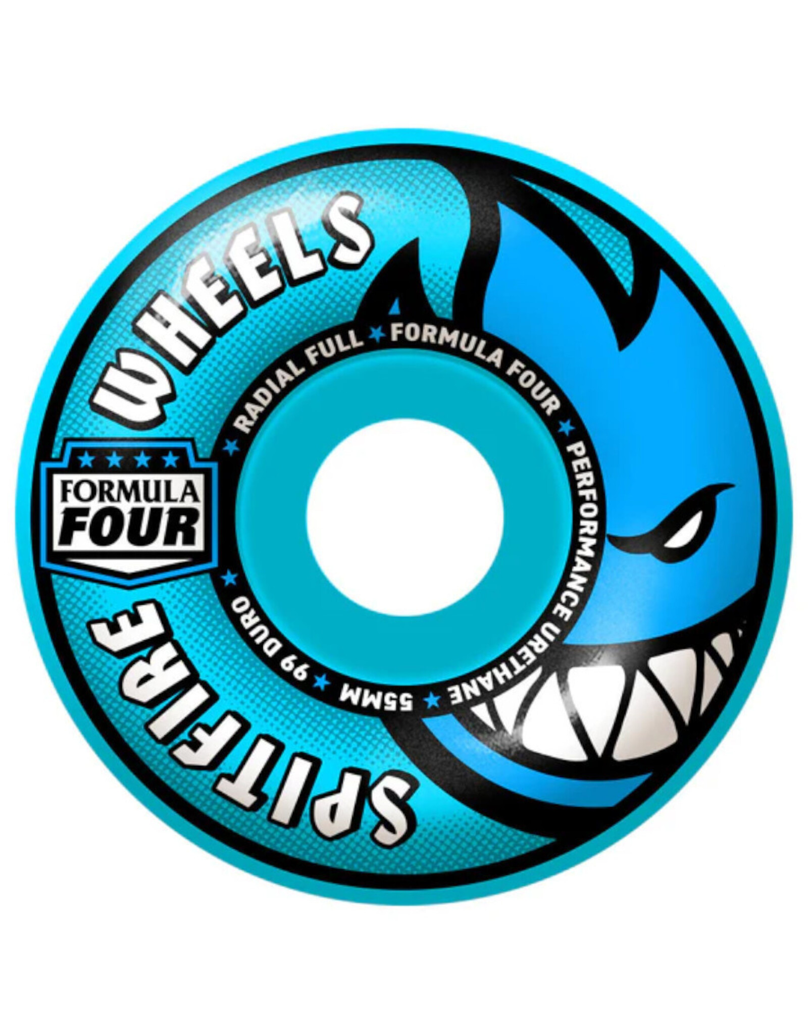 Spitfire Spitfire Wheels Formula Four Radial Full Blue (55mm/99d)
