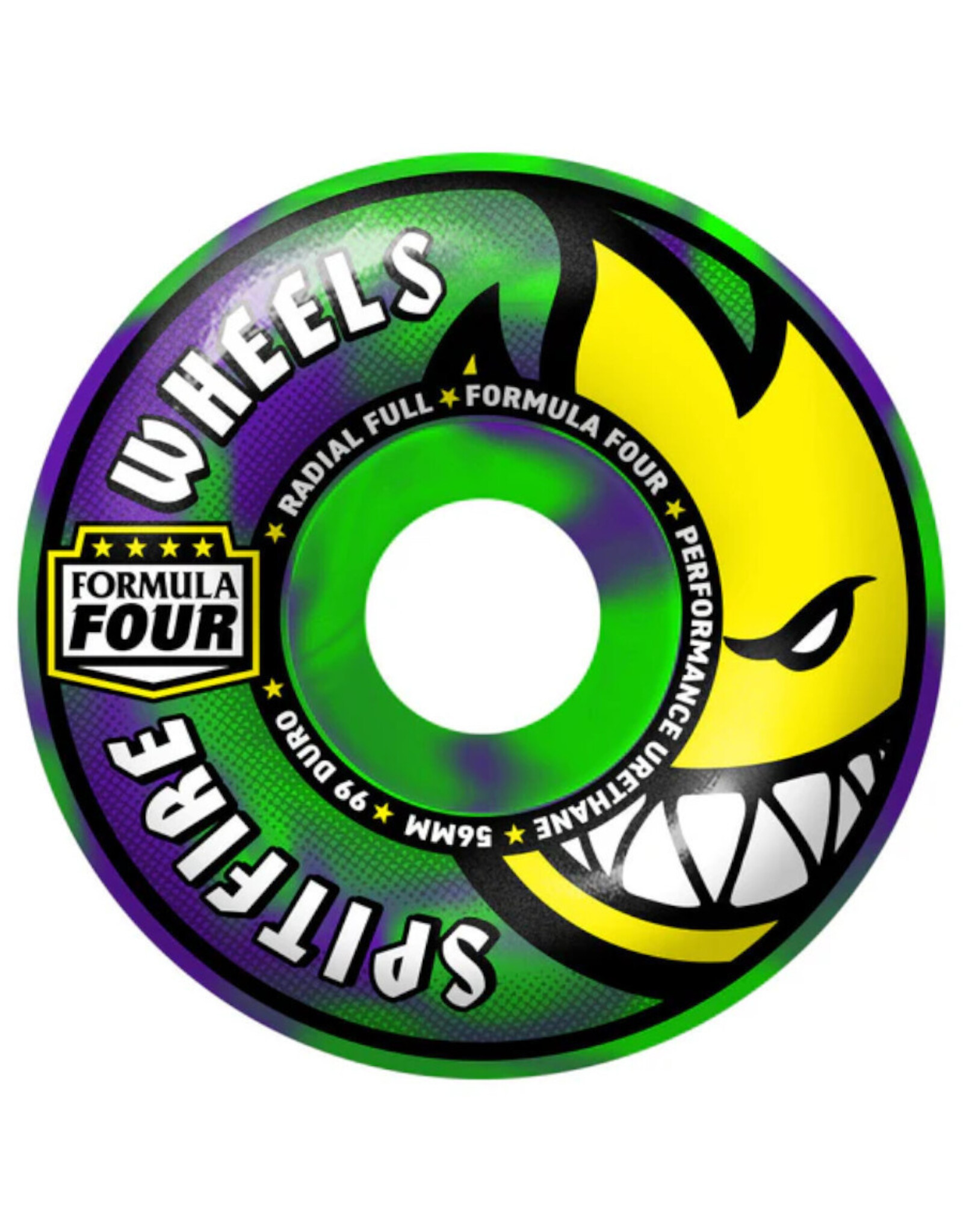 Spitfire Spitfire Wheels Formula Four Radial Full Swirl (56mm/99d)