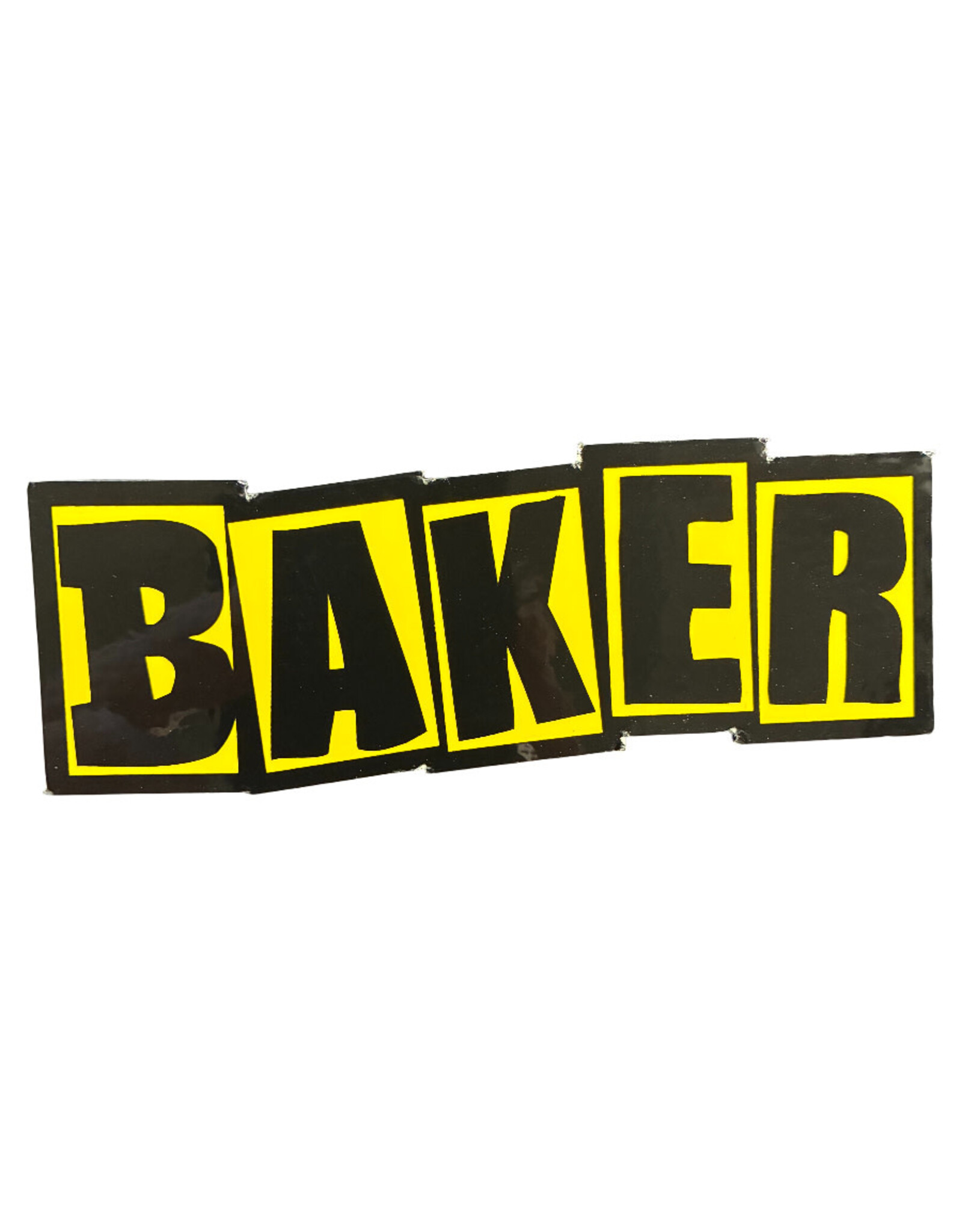 Baker Baker Sticker SP 26 Logo Black/Yellow