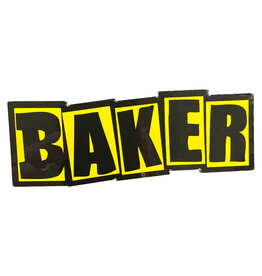 Baker Baker Sticker SP 26 Logo Black/Yellow