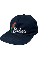Baker Baker Hat Roses Snapback (Navy)