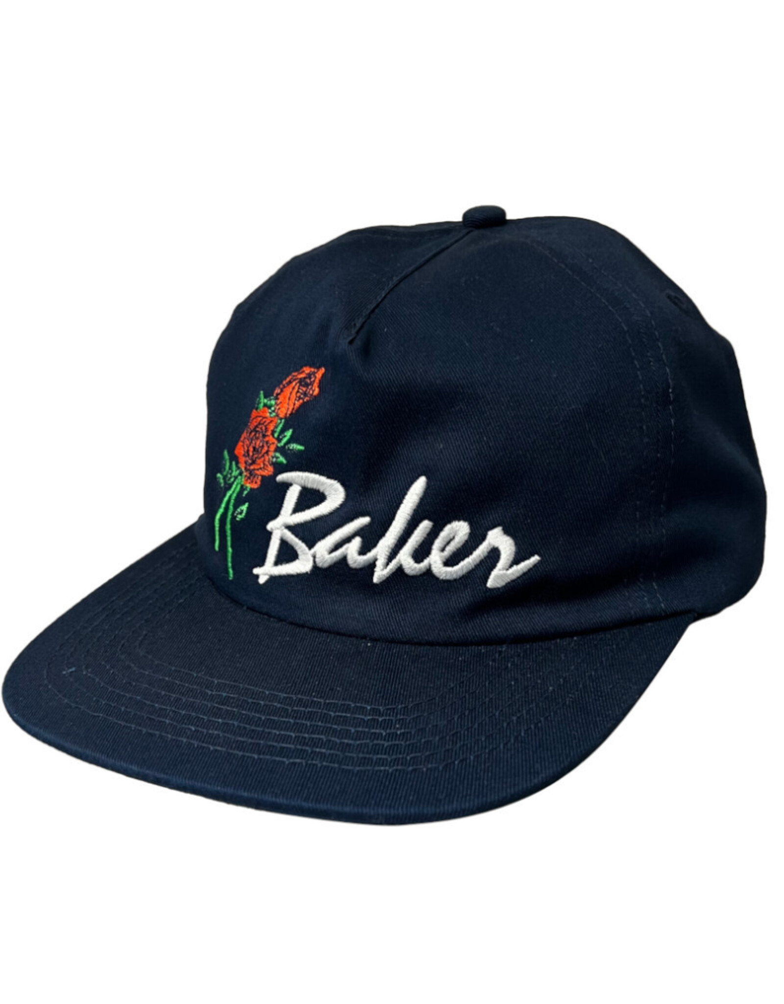 Baker Baker Hat Roses Snapback (Navy)