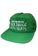 Heroin Heroin Hat Fuck Drugs Snapback (Green)