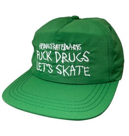 Heroin Heroin Hat Fuck Drugs Snapback (Green)
